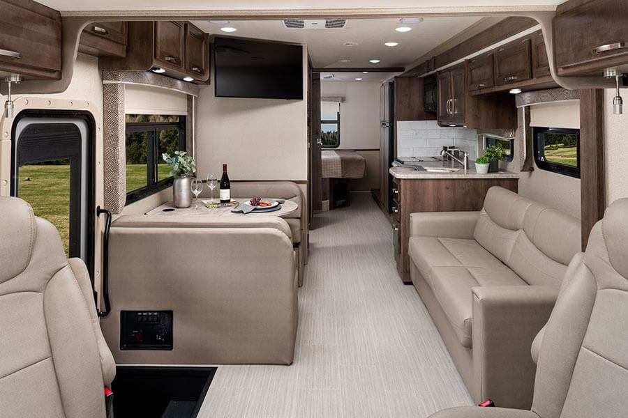 Intérieur Classe A VR Vision d'Entegra Coach